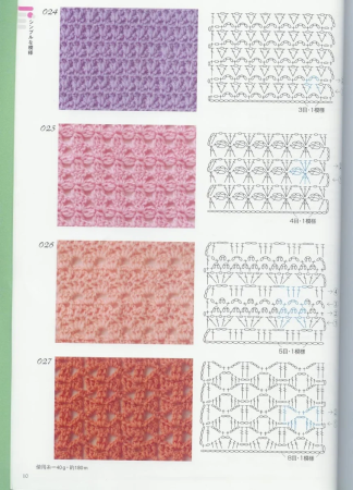 Схемы вязания крючком плотная вязка