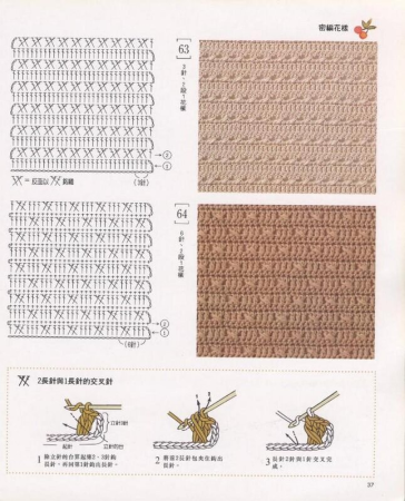 Узор для шарфа крючком схемы и описание для начинающих