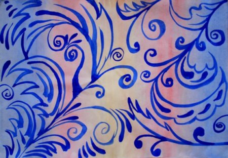 Морозные узоры рисование