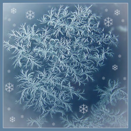 Морозные узоры на окне рисунки