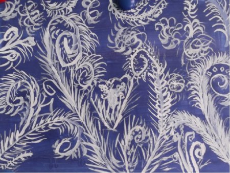 Морозные узоры рисование