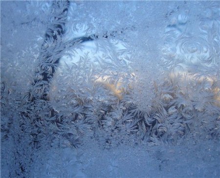 Морозное окно