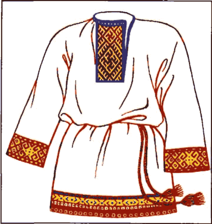 Рубаха древних славян