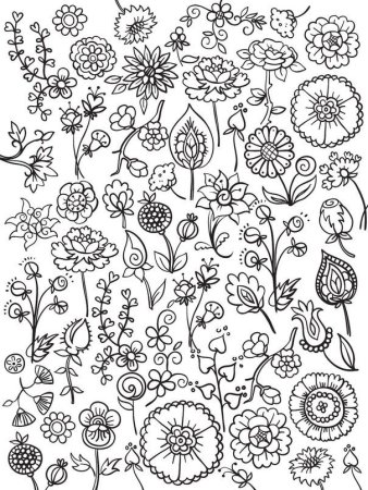 Мелкий растительный орнамент