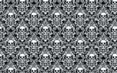 Черно белые обои