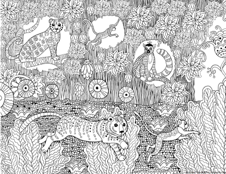 Раскраски мелкие