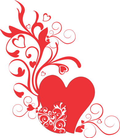 Сердце узор