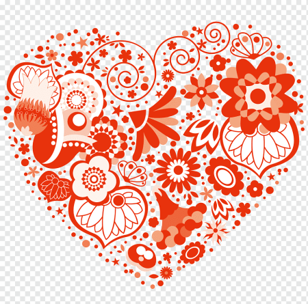 Орнамент сердечки