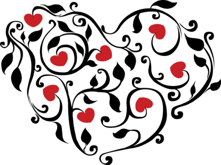 Сердце узор