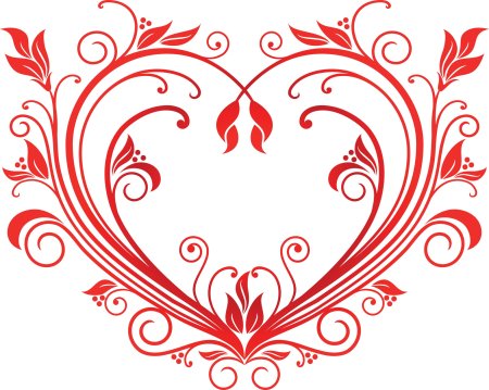 Сердце орнамент