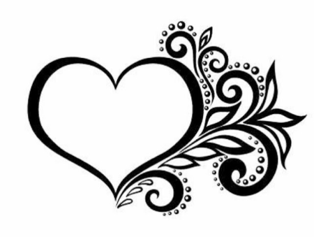 Орнамент в виде сердца