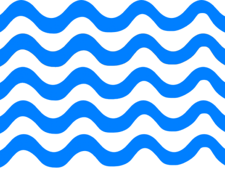 Синяя волнистая линия