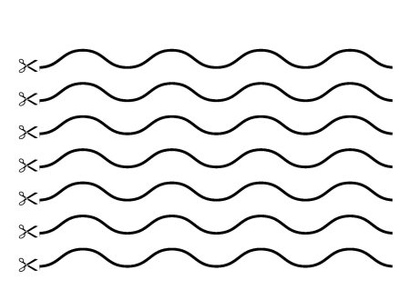 Волнистые линии для дошкольников