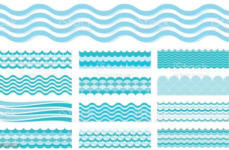 Морской орнамент в полосе