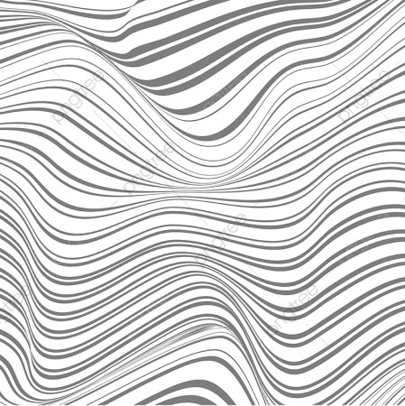 Узор из волнистых линий