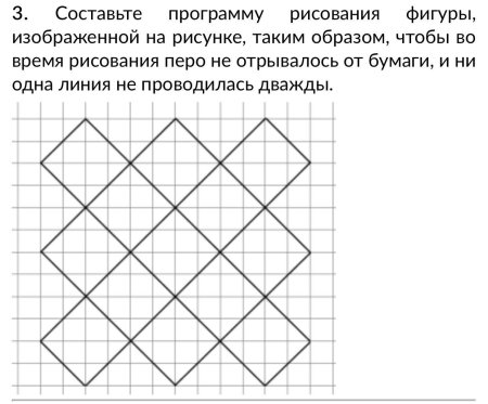 Составьте программу рисования фигуры