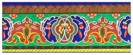 Узбекистан национальный орнамент в полосе