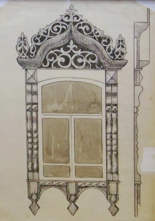 Старинные окна с узорами