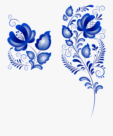 Гжель паттерн