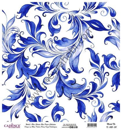 Рамка в стиле Гжель