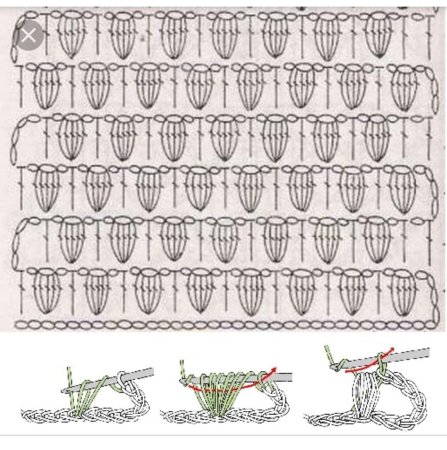 Узор кукуруза схема