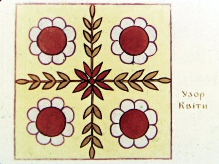 Узор в квадрате для рисования