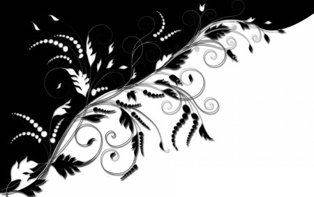 Орнамент на черном фоне