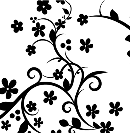 Красивые узоры трафарет