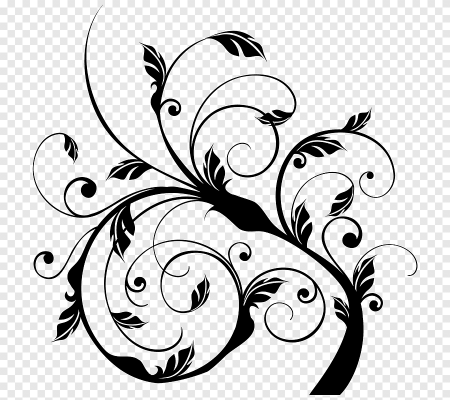 Тонкий цветочный узор