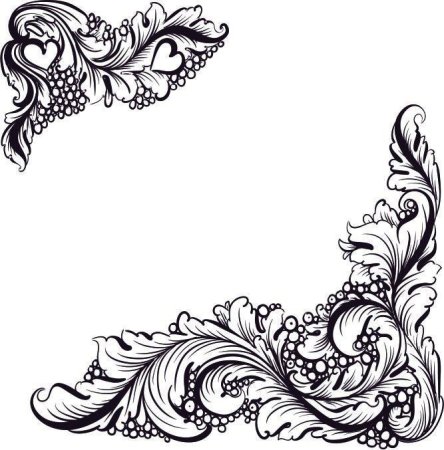 Монохромные узоры