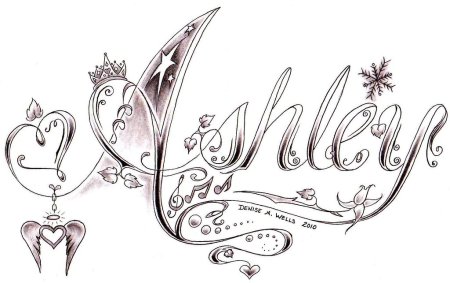 Эскизы имен