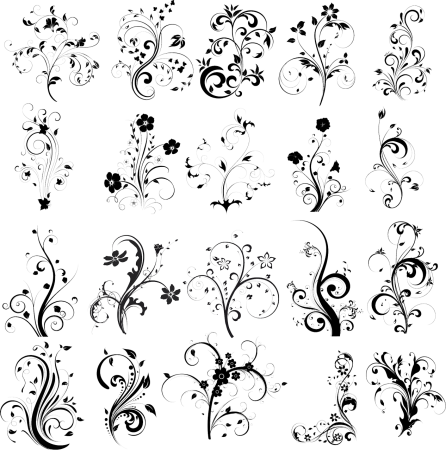 Узоры и цветы