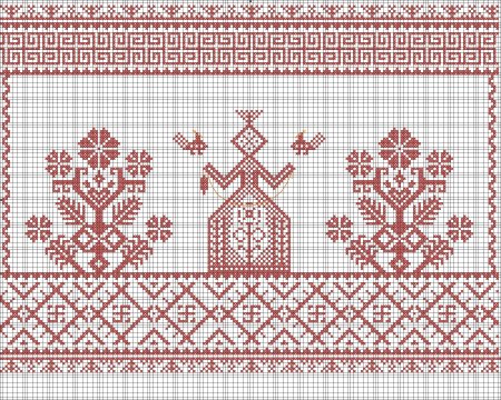 Славянский орнамент Макошь