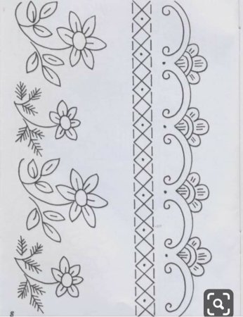 Узоры для тамбурной вышивки