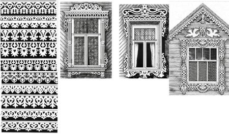 Узоры на оконных наличниках