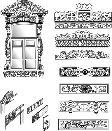 Резные наличники