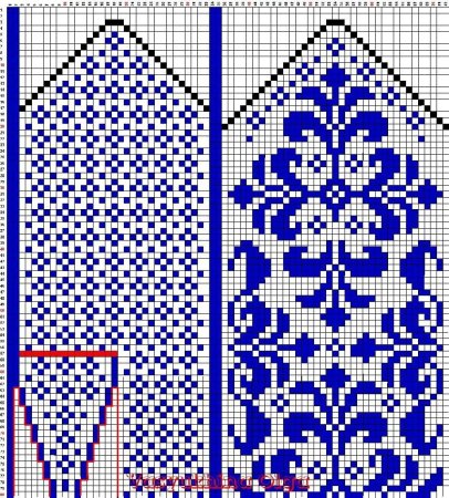 Варежки жаккард 2020г