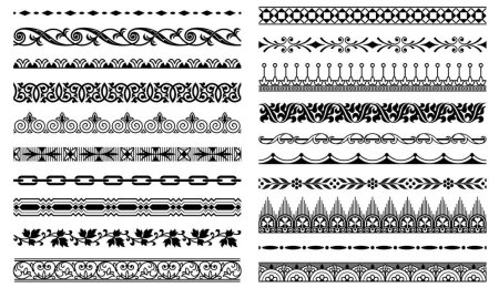 Орнамент из прямых линий