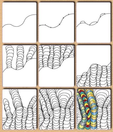 Простые танглы для детей