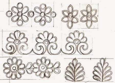 Элементы для рисования кружева