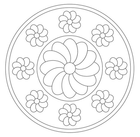 Хохлома раскраска