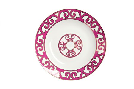 Раскраска тарелочка с узором