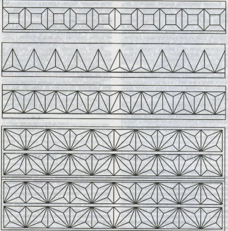 Линейный орнамент геометрический