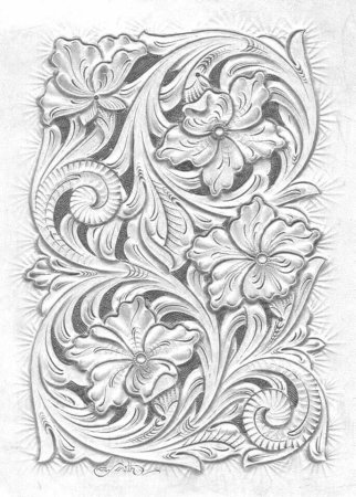 Шеридан тиснение орнаменты