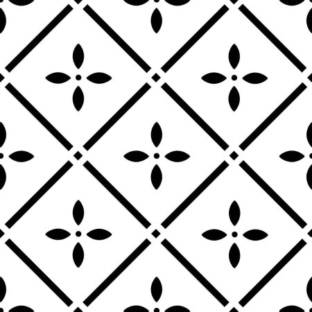 Трафарет узор на плитке