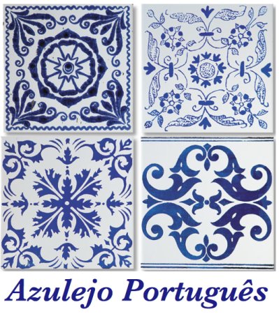 Португальский орнамент азулежу плитка