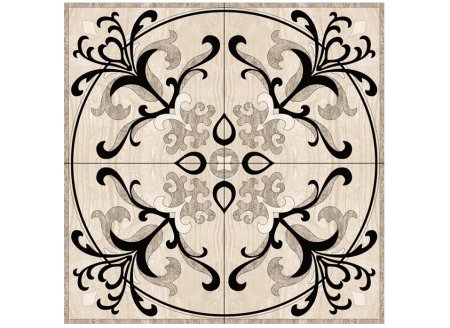 Панно Valentino scuro Roseton 120x120