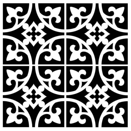 Марокканский орнамент трафарет