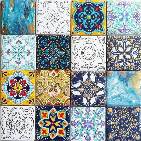 Ручная роспись керамической плитки