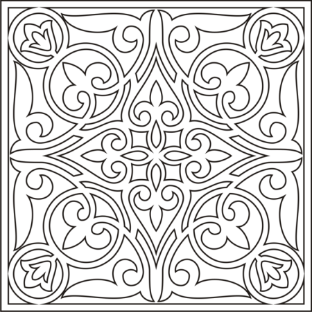 Орнамент в квадрате